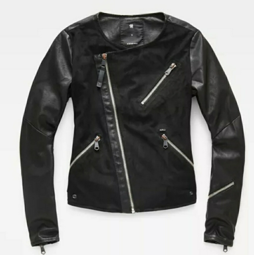G star RAW jacket vegan leather